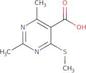 2,4-Dimethyl-6-(methylsulfanyl)pyrimidine-5-carboxylic acid