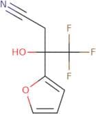 4,4,4-Trifluoro-3-(furan-2-yl)-3-hydroxybutanenitrile
