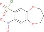 8-Nitro-3,4-dihydro-2H-1,5-benzodioxepine-7-sulfonyl chloride