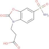 3-(2-Oxo-6-sulfamoyl-2,3-dihydro-1,3-benzoxazol-3-yl)propanoic acid