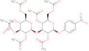 4-Nitrophenyl 2,4,6-tri-O-acetyl-3-O-(2,3,4,6-tetra-O-acetyl-b-D-glucopyranosyl)-b-D-glucopyranosi…