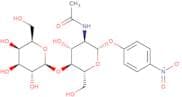 4-Nitrophenyl 2-acetamido-2-deoxy-4-O-(β-D-galactopyranosyl)-β-D-glucopyranoside