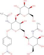 4-Nitrophenyl 2-acetamido-6-O-(2-acetamido-2-deoxy-b-D-glucopyranosyl)-3-O-(b-D-galactopyranosyl)-…