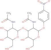 4-Nitrophenyl 2-acetamido-3-O-(2-acetamido-2-deoxy-b-D-glucopyranosyl)-2-deoxy-a-D-galactopyranosi…
