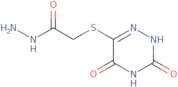 2-[(3,5-Dioxo-2,3,4,5-tetrahydro-1,2,4-triazin-6-yl)sulfanyl]acetohydrazide
