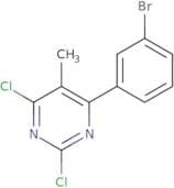 4-(3-Bromophenyl)-2,6-dichloro-5-methylpyrimidine