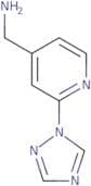 [2-(1H-1,2,4-Triazol-1-yl)pyridin-4-yl]methanamine