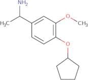 1-[4-(Cyclopentyloxy)-3-methoxyphenyl]ethan-1-amine