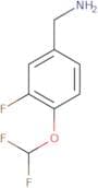 [4-(Difluoromethoxy)-3-fluorophenyl]methanamine