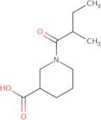 1-(2-Methylbutanoyl)piperidine-3-carboxylic acid