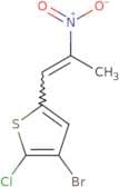 3-Bromo-2-chloro-5-(2-nitroprop-1-en-1-yl)thiophene