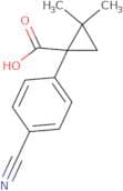 1-(4-Cyanophenyl)-2,2-dimethylcyclopropane-1-carboxylic acid