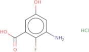 3-Amino-2-fluoro-5-hydroxybenzoic acid hydrochloride