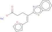 Sodium (4E)-4-(1,3-benzothiazol-2-yl)-5-(furan-2-yl)pent-4-enoate