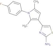 4-[1-(4-Fluorophenyl)-2,5-dimethyl-1H-pyrrol-3-yl]-1,3-thiazol-2-amine
