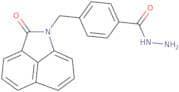 4-({3-Oxo-2-azatricyclo[6.3.1.0,4,12]dodeca-1(11),4(12),5,7,9-pentaen-2-yl}methyl)benzohydrazide