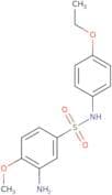 3-Amino-N-(4-ethoxyphenyl)-4-methoxybenzene-1-sulfonamide