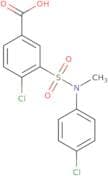 4-Chloro-3-[(4-chlorophenyl)(methyl)sulfamoyl]benzoic acid