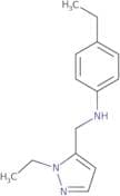 4-Ethyl-N-[(1-ethyl-1H-pyrazol-5-yl)methyl]aniline