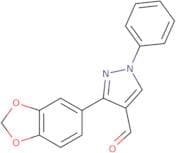 3-(1,3-Dioxaindan-5-yl)-1-phenyl-1H-pyrazole-4-carbaldehyde