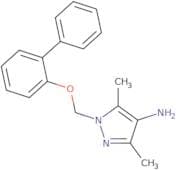 3,5-Dimethyl-1-[(2-phenylphenoxy)methyl]-1H-pyrazol-4-amine