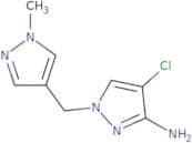 4-Chloro-1-[(1-methyl-1H-pyrazol-4-yl)methyl]-1H-pyrazol-3-amine
