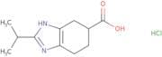 2-(Propan-2-yl)-4,5,6,7-tetrahydro-1H-1,3-benzodiazole-5-carboxylic acid hydrochloride
