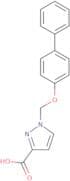 1-[(4-Phenylphenoxy)methyl]-1H-pyrazole-3-carboxylic acid