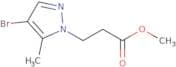 Methyl 3-(4-bromo-5-methyl-1H-pyrazol-1-yl)propanoate