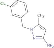 1-[(3-Chlorophenyl)methyl]-5-methyl-1H-pyrazol-3-amine