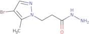 3-(4-Bromo-5-methyl-1H-pyrazol-1-yl)propanohydrazide