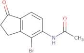 N-(4-Bromo-1-oxo-2,3-dihydro-1H-inden-5-yl)acetamide