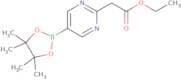 Ethyl 2-[5-(tetramethyl-1,3,2-dioxaborolan-2-yl)pyrimidin-2-yl]acetate