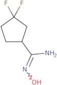 3,3-Difluoro-N'-hydroxycyclopentane-1-carboximidamide
