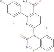 6-​[(Aminocarbonyl)​(2,​6-​difluorophenyl)​amino]​-​2-​(2,​4-​difluorophenyl)​-3-​pyridinecarboxam…