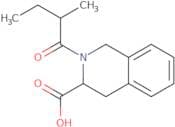 2-(2-Methylbutanoyl)-1,2,3,4-tetrahydroisoquinoline-3-carboxylic acid