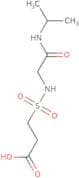 3-({[(Propan-2-yl)carbamoyl]methyl}sulfamoyl)propanoic acid