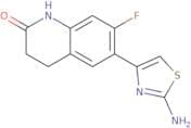 6-(2-Amino-1,3-thiazol-4-yl)-7-fluoro-1,2,3,4-tetrahydroquinolin-2-one