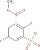 Methyl 3-(chlorosulfonyl)-2,5-difluorobenzoate
