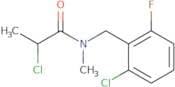 2-Chloro-N-[(2-chloro-6-fluorophenyl)methyl]-N-methylpropanamide