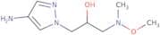 1-(4-Amino-1H-pyrazol-1-yl)-3-[methoxy(methyl)amino]propan-2-ol