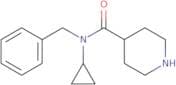 N-Benzyl-N-cyclopropylpiperidine-4-carboxamide