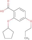 2-(Cyclopentyloxy)-4-propoxybenzoic acid