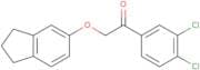 1-(3,4-Dichlorophenyl)-2-(2,3-dihydro-1H-inden-5-yloxy)ethan-1-one