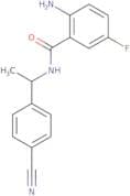 2-Amino-N-[1-(4-cyanophenyl)ethyl]-5-fluorobenzamide
