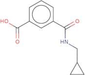 3-[(Cyclopropylmethyl)carbamoyl]benzoic acid