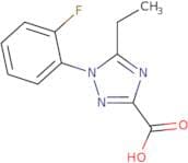 5-Ethyl-1-(2-fluorophenyl)-1H-1,2,4-triazole-3-carboxylic acid