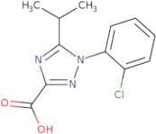 1-(2-Chlorophenyl)-5-(propan-2-yl)-1H-1,2,4-triazole-3-carboxylic acid