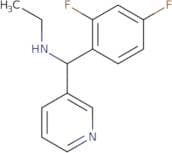[(2,4-Difluorophenyl)(pyridin-3-yl)methyl](ethyl)amine