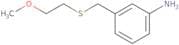 3-{[(2-Methoxyethyl)sulfanyl]methyl}aniline